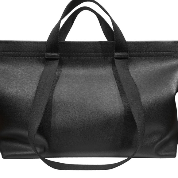 EXPRESSIONS NYC SOHO TOTE | Black |Vegan Leather | Shoulder Bag | - Picture 2 of 14